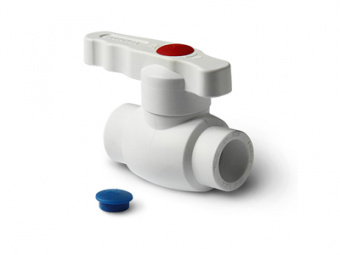 Кран пластиковый шаровый  Ø20 Pro Aqua