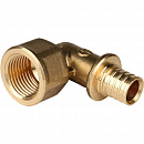 Угольник-переходник с внутренней резьбой 25xG 1" для труб из сшитого полиэтилена аксиальный STOUT с доставкой в NAME