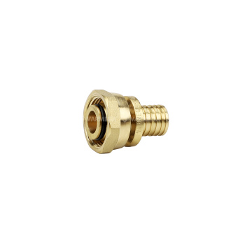 Муфта латунная Varmega Slide-fit с накидной гайкой и евроконусом 16*3/4