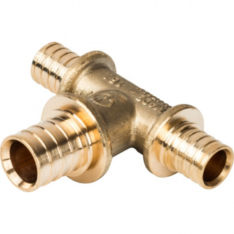 Тройник переходной 20x16x20 для труб из сшитого полиэтилена аксиальный